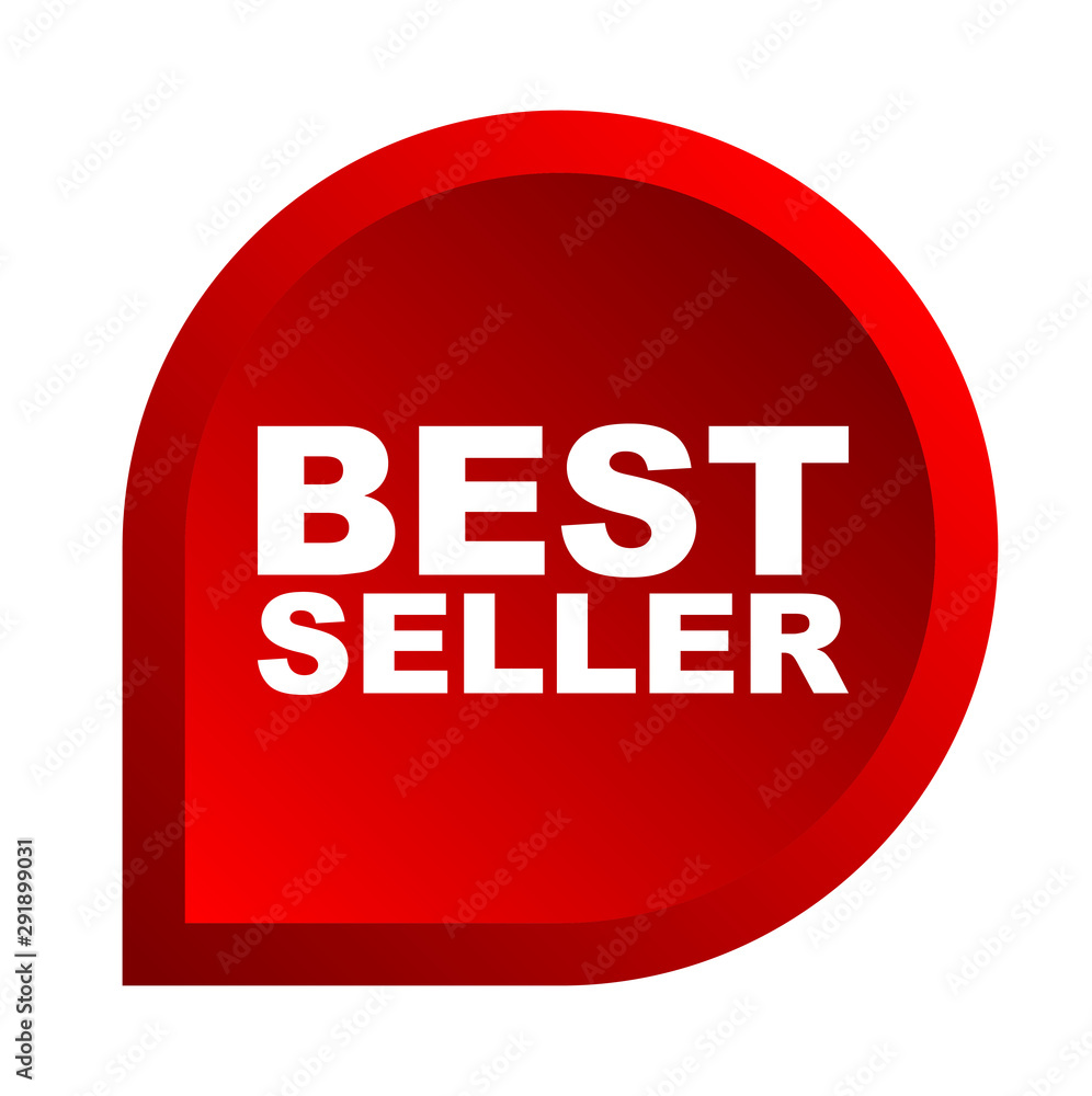 red vector banner best seller red vector banner best seller