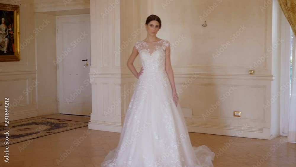 Elegant Attractive young Bride Posing To Photographer.Beauty, Dress, marriage Elegant Attractive young Bride Posing To Photographer.Beauty, Dress, marriage