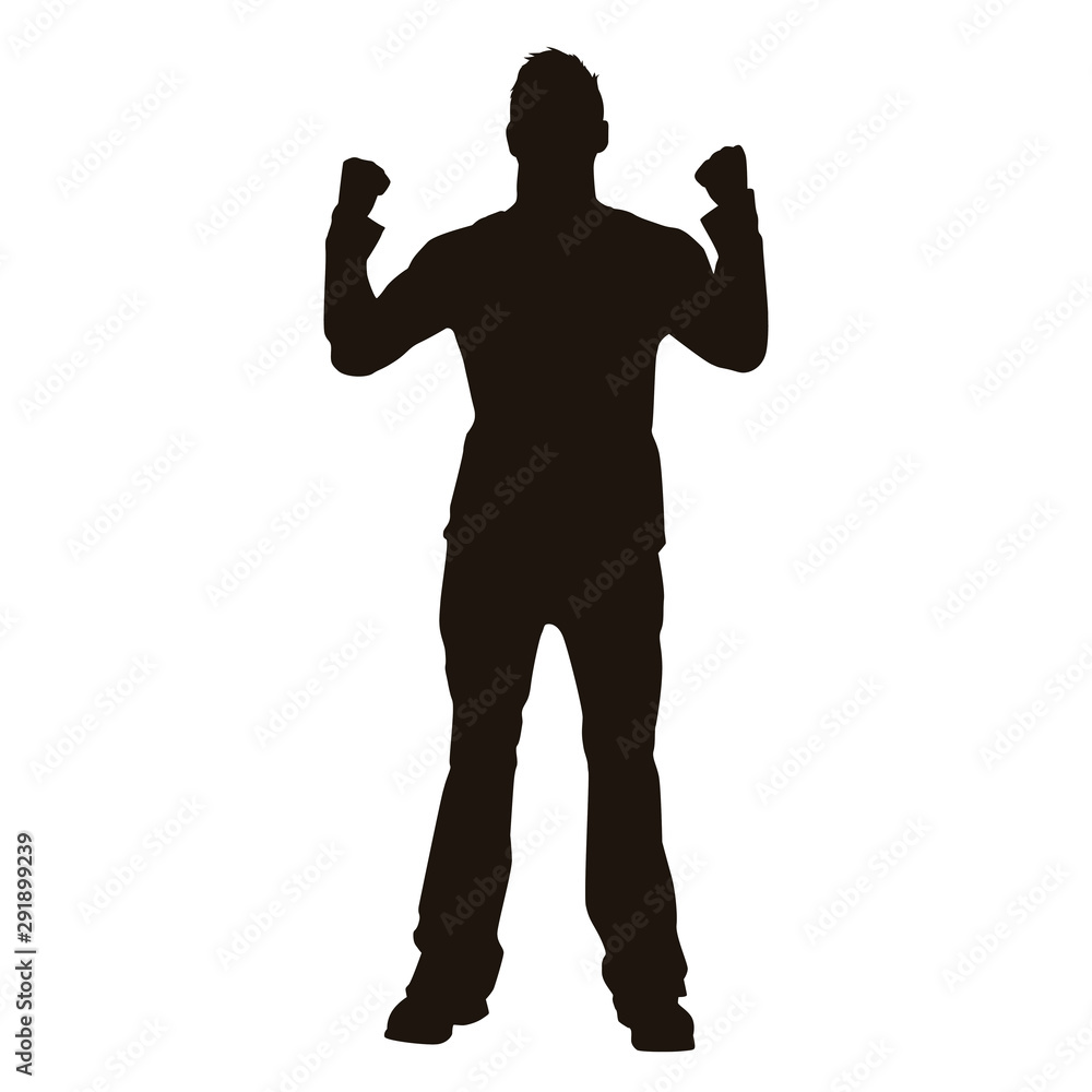 Celebrate Success Silhouette Celebrate Success Silhouette