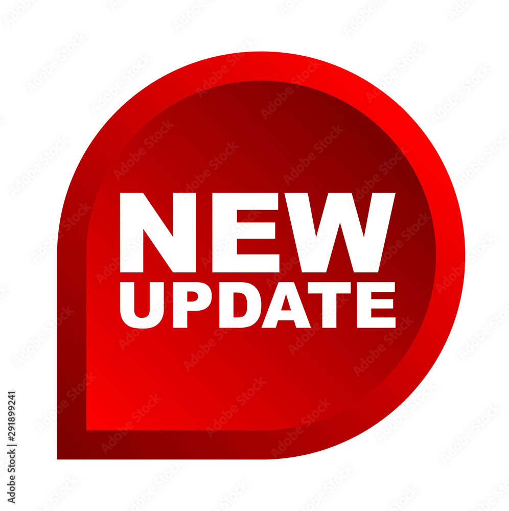 red vector banner new update red vector banner new update