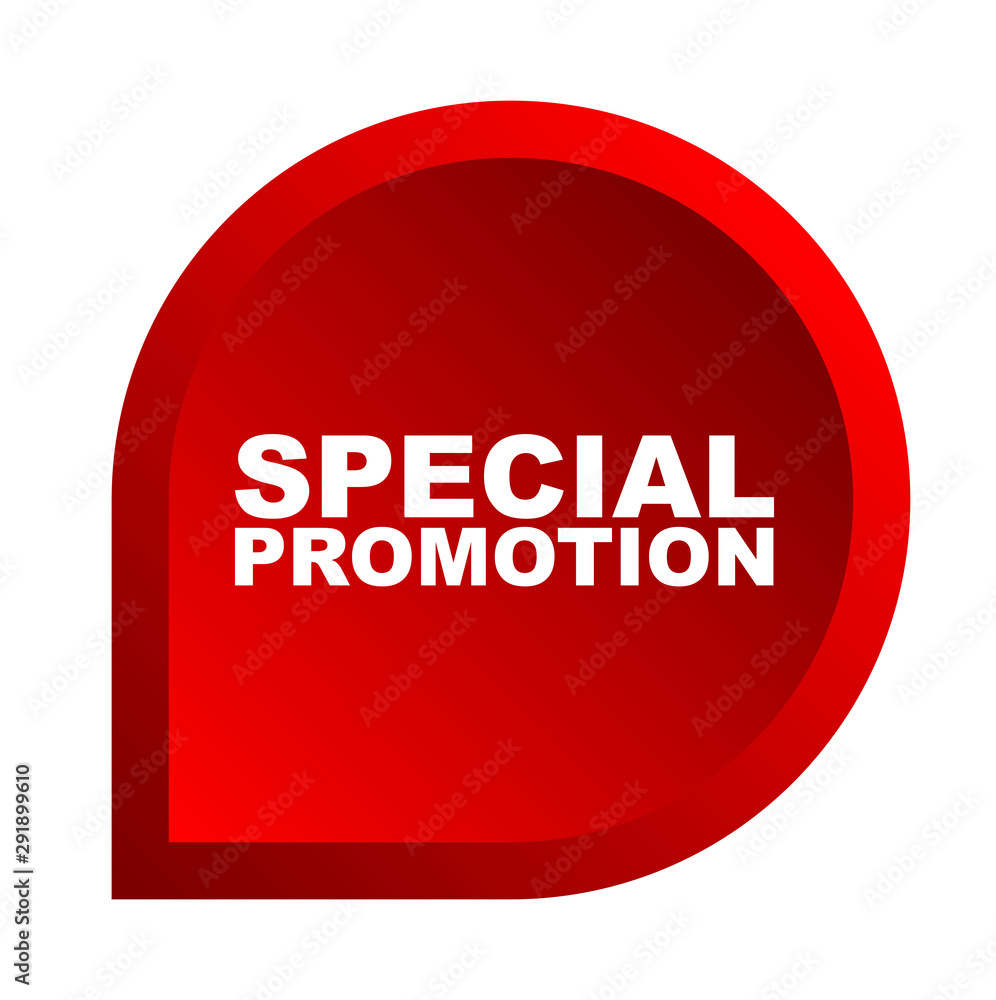 red vector banner special promotion red vector banner special promotion