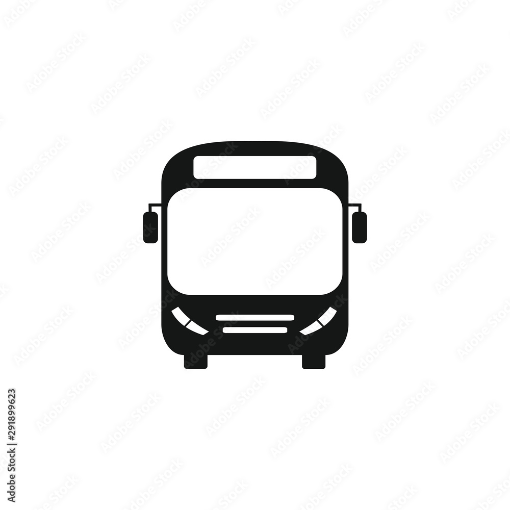 Bus icon symbol vector. on white background Untitled-4 Bus icon symbol vector. on white background Untitled-4