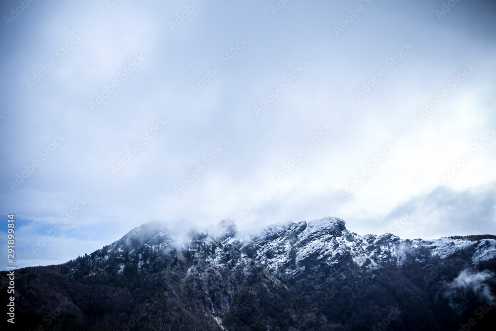 Cold winter in the mountains called Peñas de Aia in Gipuzkoa. Basque Country Cold winter in the mountains called Peñas de Aia in Gipuzkoa. Basque Country