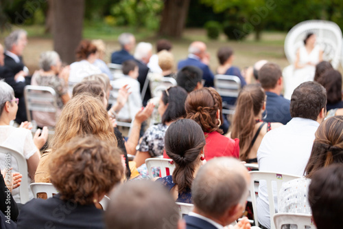 Obraz na plátně public lors d'un mariage