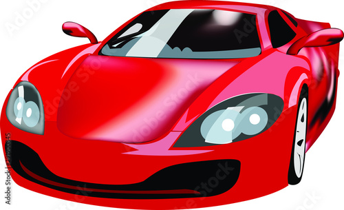 Fotografie Sports Car Vector