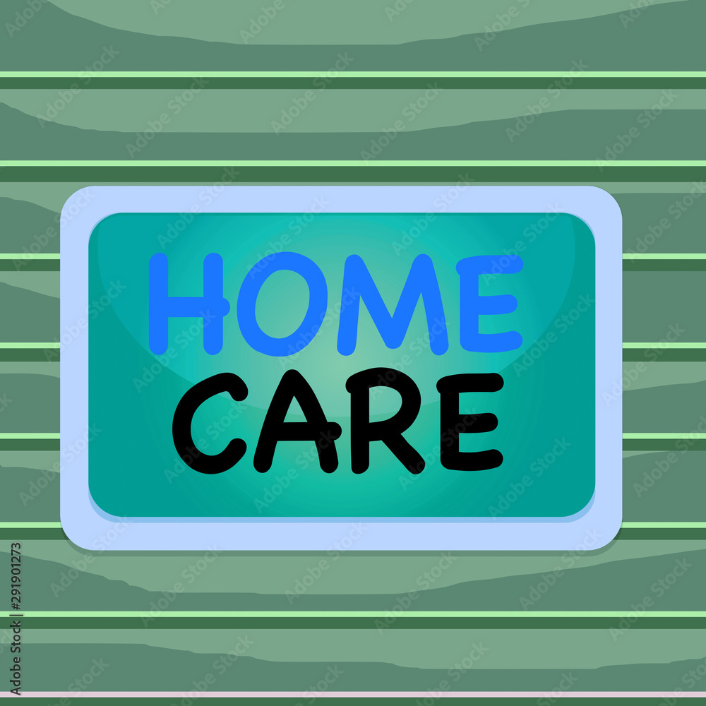 Conceptual hand writing showing Home Care. Concept meaning Place where showing can get the best service of comfort rendered Board rectangle white frame empty fixed color surface plank Conceptual hand writing showing Home Care. Concept meaning Place where showing can get the best service of comfort rendered Board rectangle white frame empty fixed color surface plank