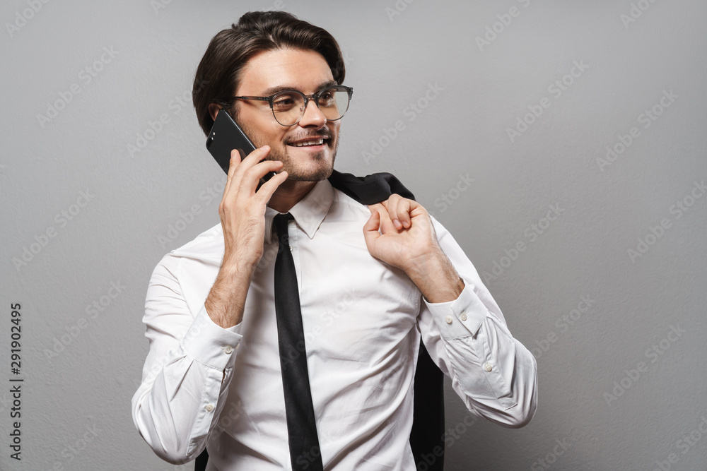 Portrait of a handsome young businessman wearing suit Portrait of a handsome young businessman wearing suit