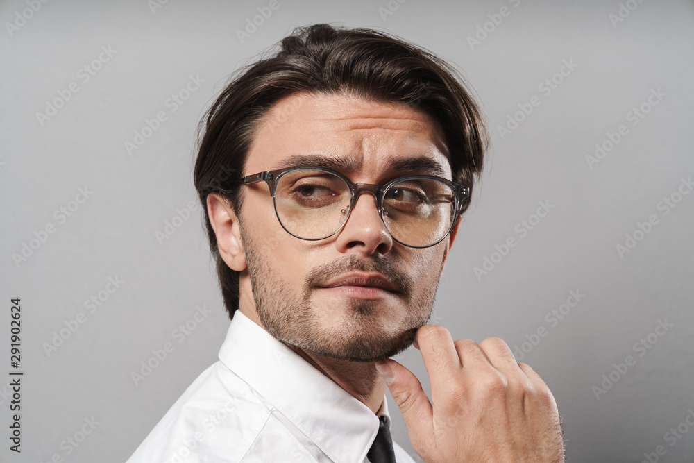 Portrait of a handsome young businessman wearing suit Portrait of a handsome young businessman wearing suit