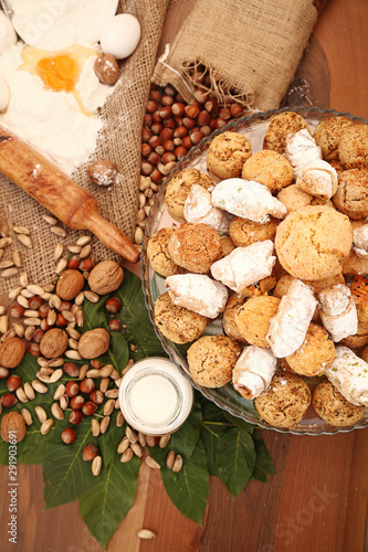 christmas cookies and nuts
