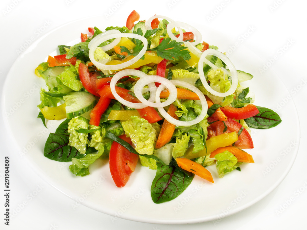 Colorful mixed Salad with Vegetables Colorful mixed Salad with Vegetables