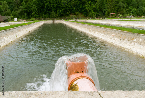 fresh water supply to fish farm tank - aquaculture