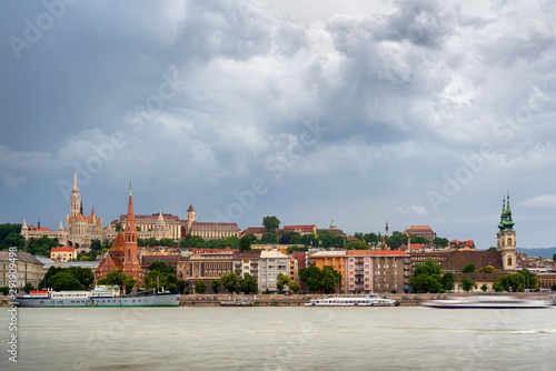 Buda side of Budapest city