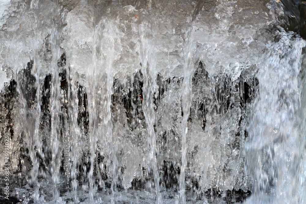 icicles in a creek icicles in a creek