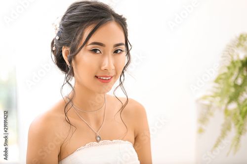 Elegant Asian Bride Portrait