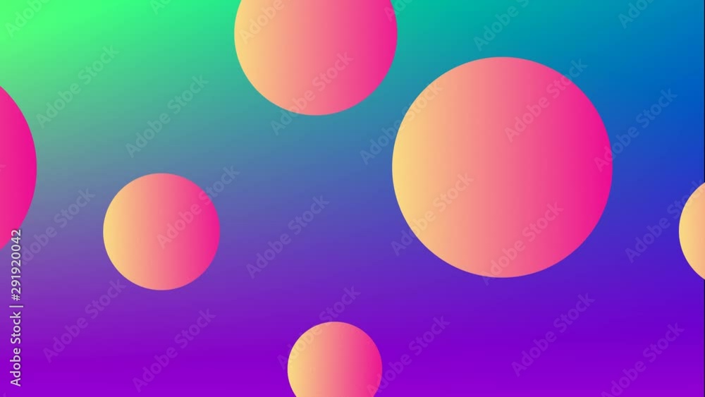 Colourful balls floating Colourful balls floating