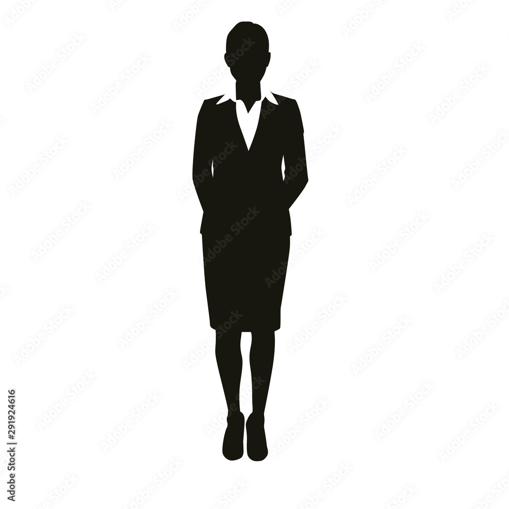 Businesswoman Silhouette