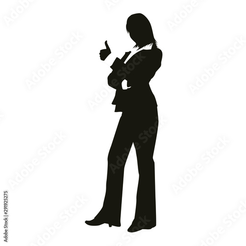 Businesswoman Silhouette