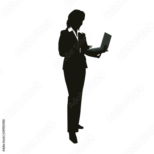 Businesswoman Silhouette