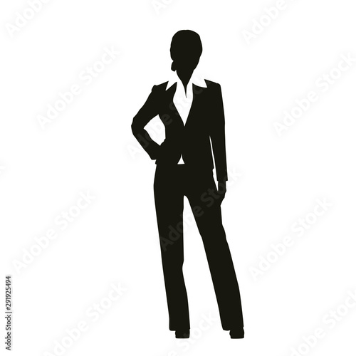 Businesswoman Silhouette