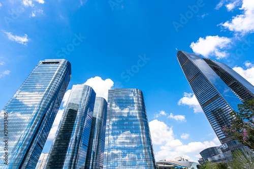 city skyling in suzhou china photo