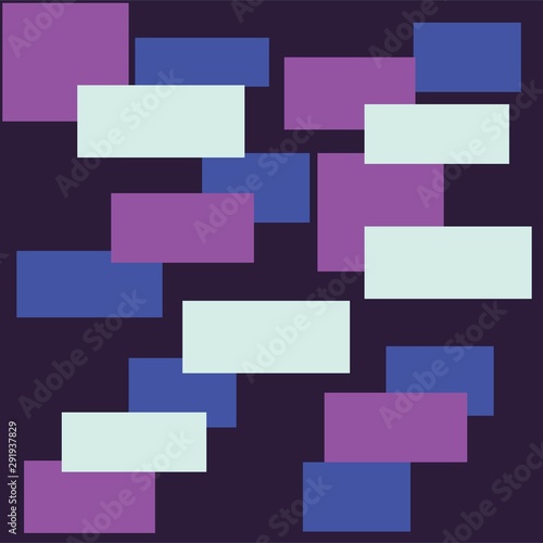 set of abstract banners, seamless geometric background with rectangles