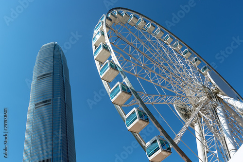 Ferris wheel in Hong Kong photo