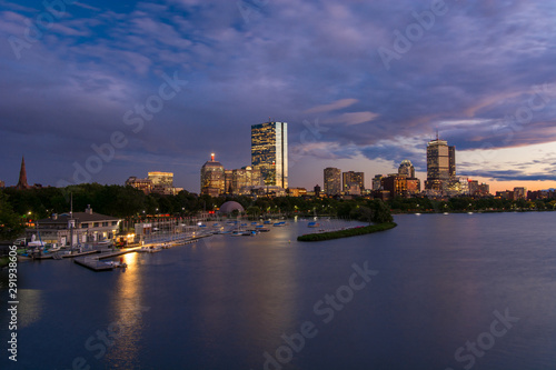 boston skyline at night © Gordon Grisinger