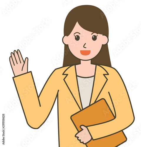 女性　ビジネス　手