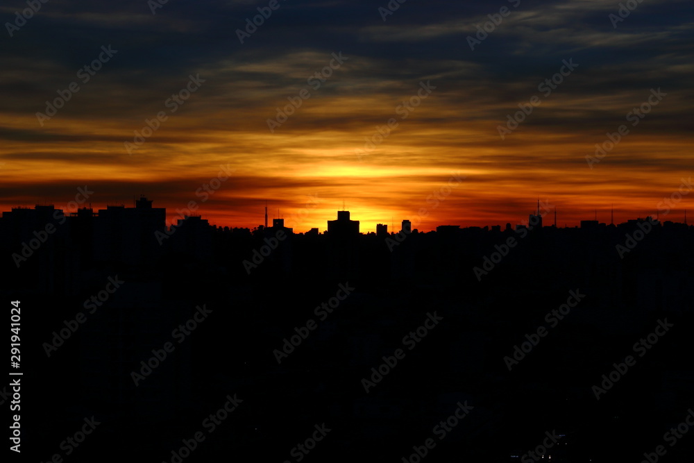 beautiful sunrise in the city beautiful sunrise in the city