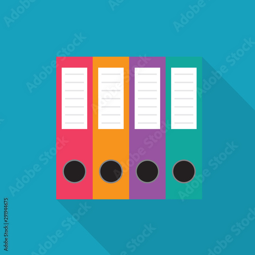 colorful ring bilders icon- vector illustration