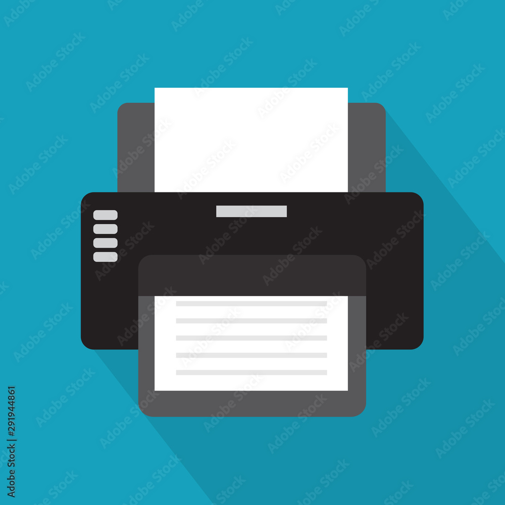 office printer icon- vector illustration office printer icon- vector illustration