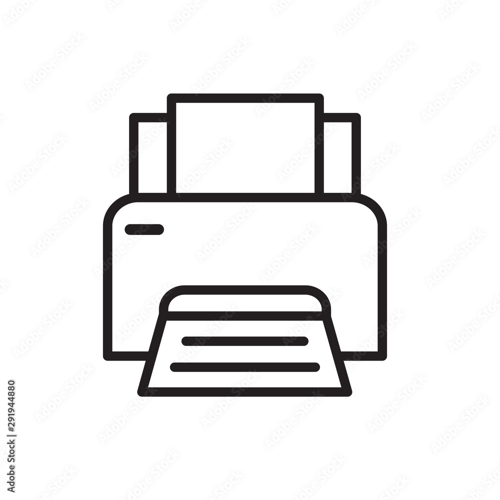 office printer icon- vector illustration office printer icon- vector illustration