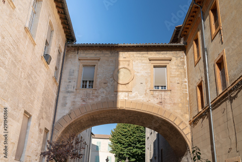 city medieval architecture Avignon in Provence