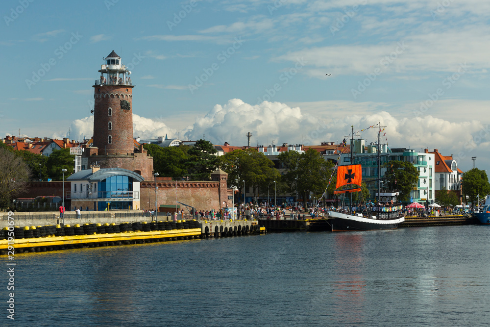 Fototapeta premium Ostseebad Kolberg in Pommern