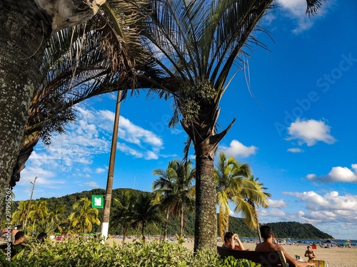 Fotografi Praia do Canto do Forte em Praia Grande, Litoral de São Paulo - Brazil