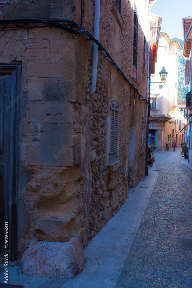 Old streets in the old City Palma de Mallorca 