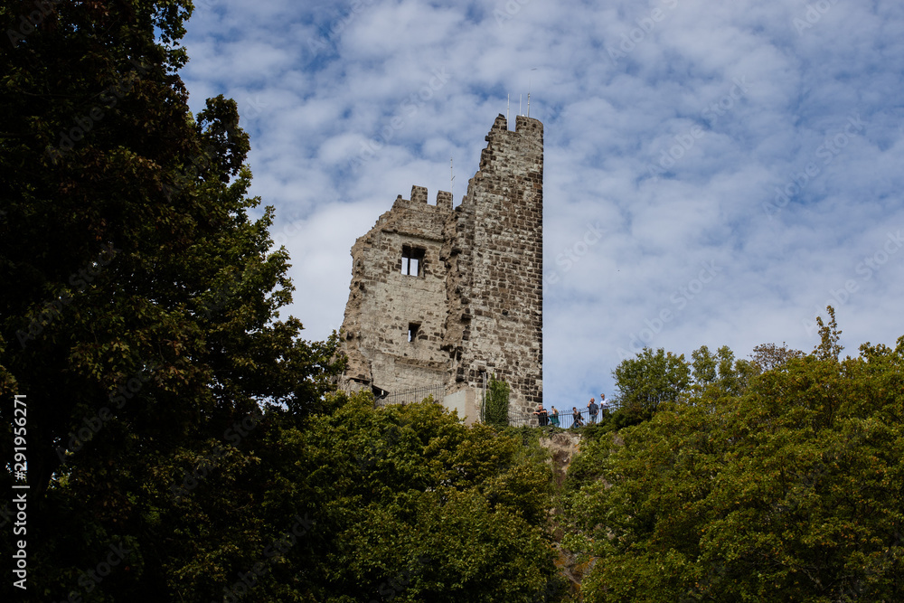 The ruins of the castle of Drachenfels in North Rhine Westphalia The ruins of the castle of Drachenfels in North Rhine Westphalia