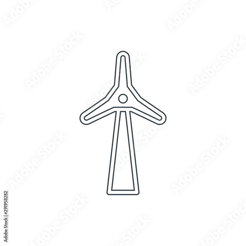 Windmill icon. Energy storage symbol