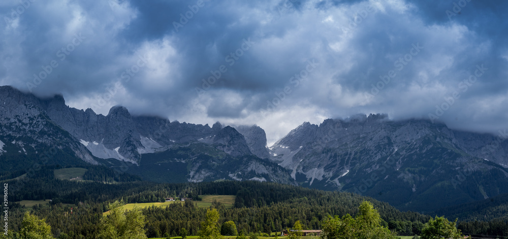 The mountains of the