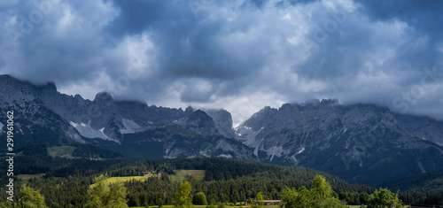 The mountains of the  Wilder Kaiser  in Tirol  Austria.