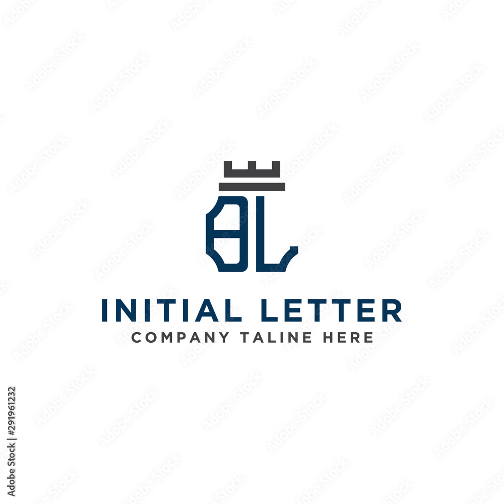 logo design for companies, Inspiration from the initial letters of the BL logo icon. - Vector logo design for companies, Inspiration from the initial letters of the BL logo icon. - Vector