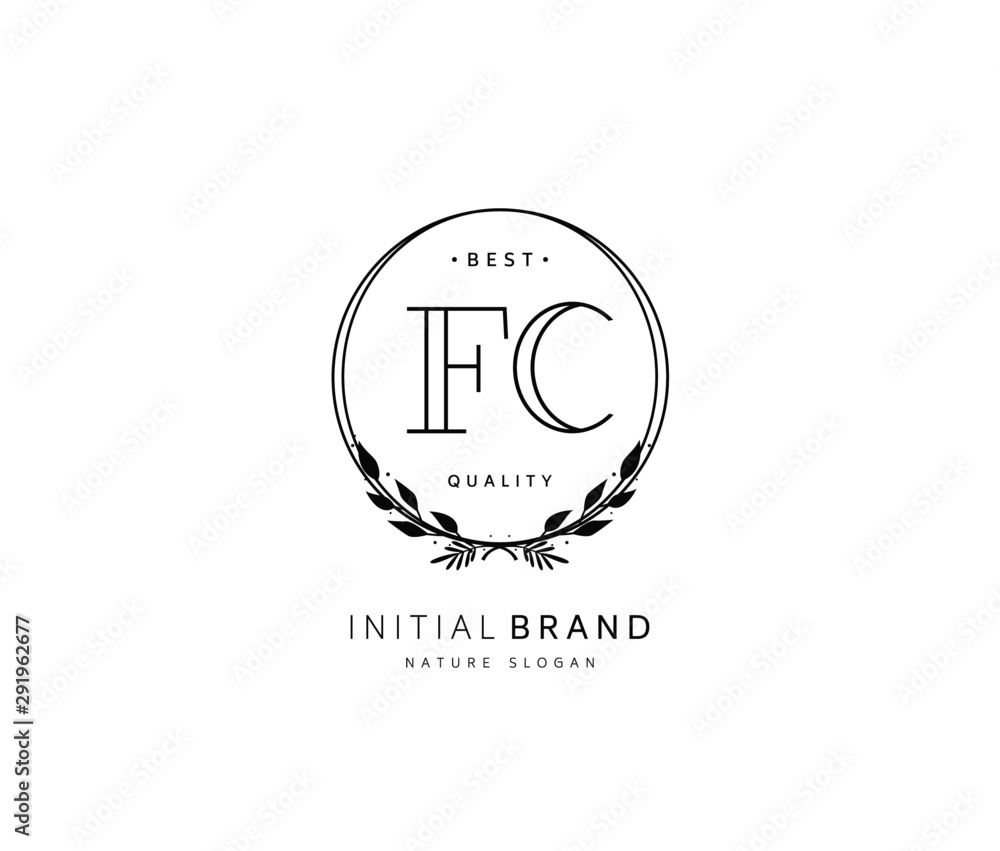 F C FC Beauty vector initial logo, handwriting logo of initial signature, wedding, fashion, jewerly, boutique, floral and botanical with creative template for any company or business. F C FC Beauty vector initial logo, handwriting logo of initial signature, wedding, fashion, jewerly, boutique, floral and botanical with creative template for any company or business.