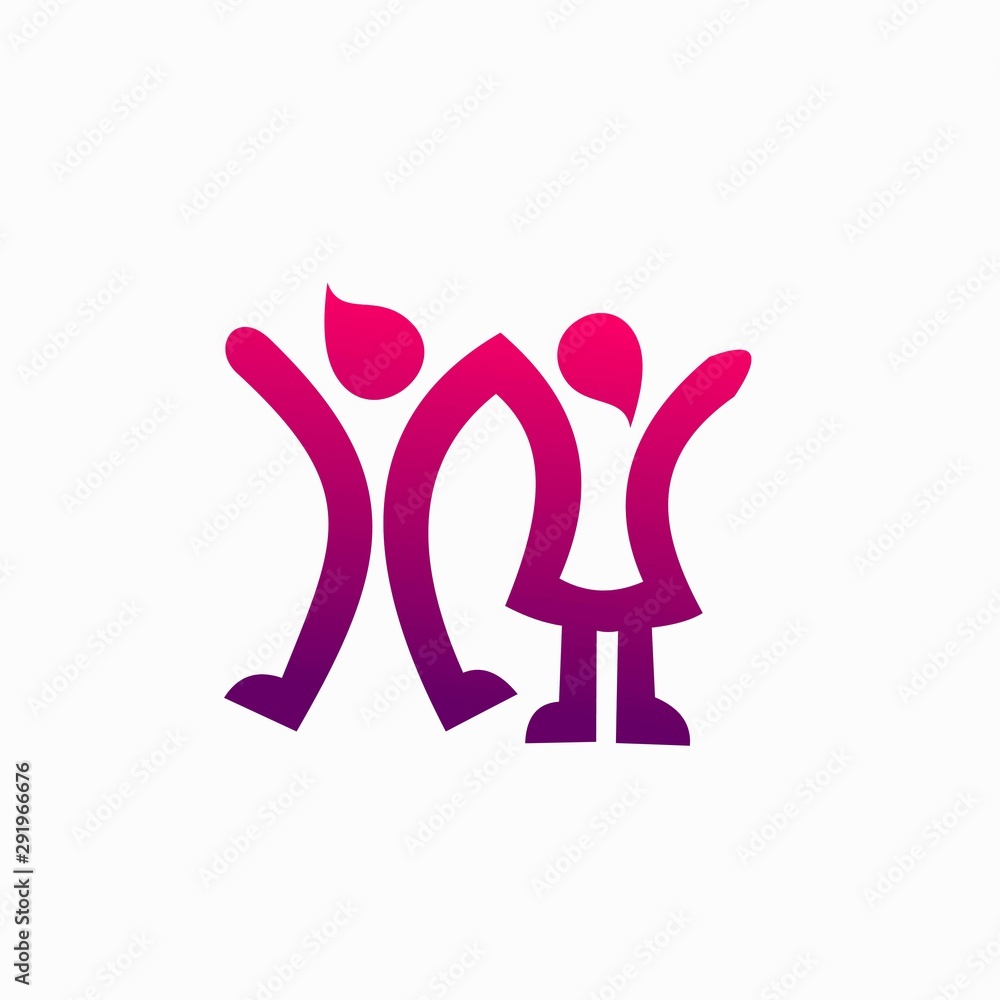 Spouse Logo Concept On White Background Spouse Logo Concept On White Background