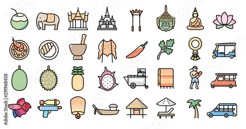 Thailand Icon Set