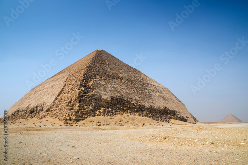 Layered pyramid at Dashur pyramid complex  near Cairo  Egypt