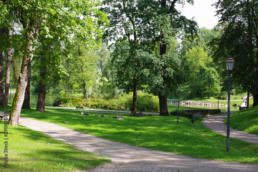 Parc du château de Cesis 10 Parc du château de Cesis 10