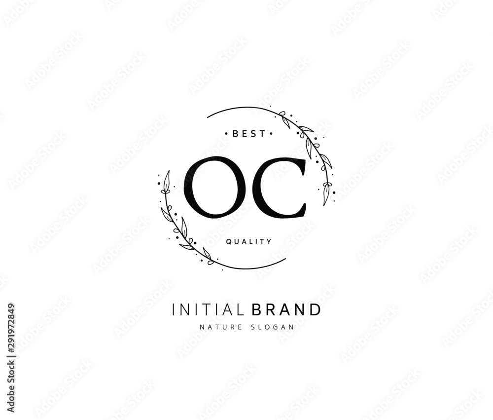 O C OC Beauty vector initial logo, handwriting logo of initial signature, wedding, fashion, jewerly, boutique, floral and botanical with creative template for any company or business. O C OC Beauty vector initial logo, handwriting logo of initial signature, wedding, fashion, jewerly, boutique, floral and botanical with creative template for any company or business.