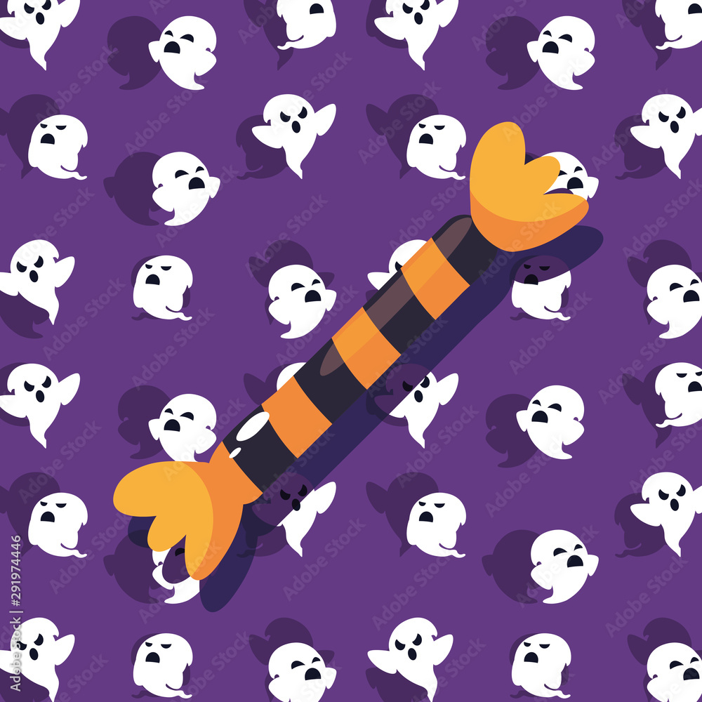 candy of halloween in colorful background candy of halloween in colorful background