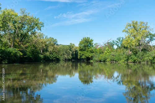 Salt Creek in Oak Brook Illinois during the Summer