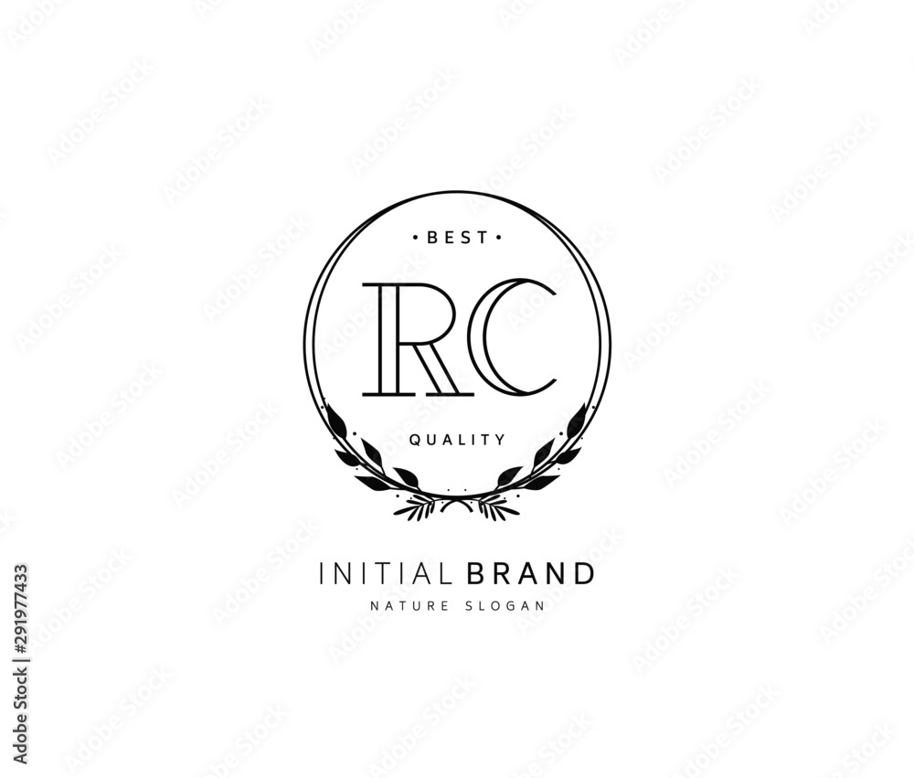R C RC Beauty vector initial logo, handwriting logo of initial signature, wedding, fashion, jewerly, boutique, floral and botanical with creative template for any company or business. R C RC Beauty vector initial logo, handwriting logo of initial signature, wedding, fashion, jewerly, boutique, floral and botanical with creative template for any company or business.